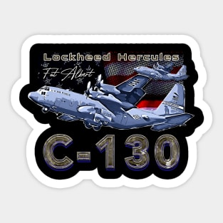 Lockheed C-130 Hercules Us Air Force Military Aircraft Sticker